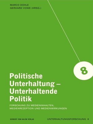 cover image of Politische Unterhaltung--Unterhaltende Politik
